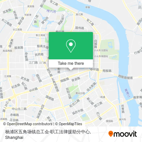 杨浦区五角场镇总工会-职工法律援助分中心 map