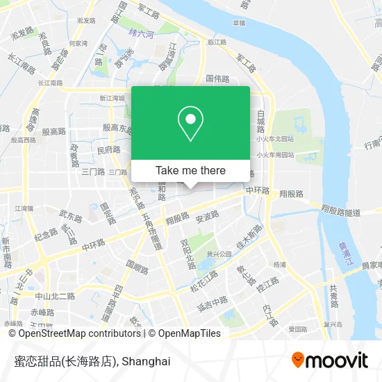 蜜恋甜品(长海路店) map