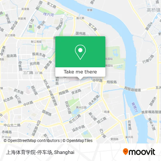 上海体育学院-停车场 map