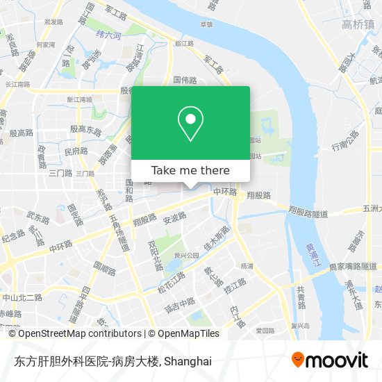 东方肝胆外科医院-病房大楼 map