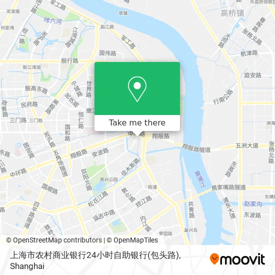 上海市农村商业银行24小时自助银行(包头路) map