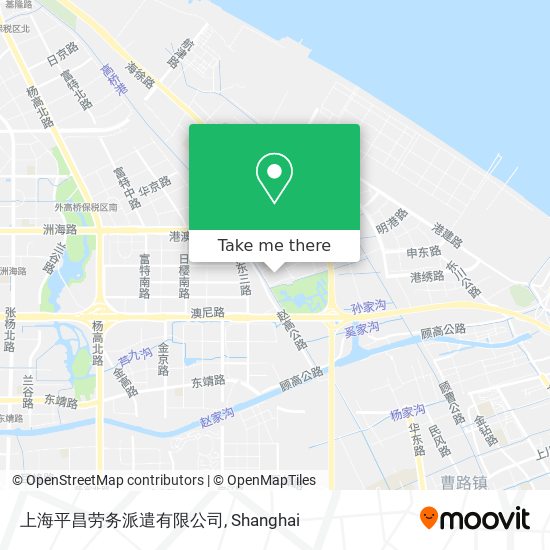 上海平昌劳务派遣有限公司 map