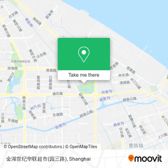 金湖世纪华联超市(园三路) map