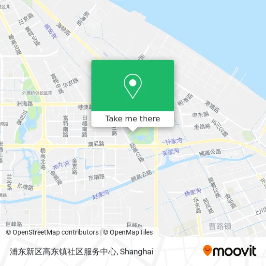 浦东新区高东镇社区服务中心 map