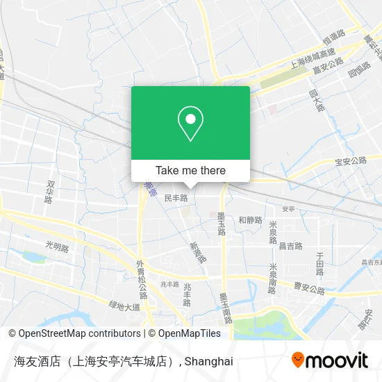 海友酒店（上海安亭汽车城店） map