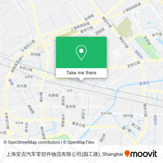 上海安吉汽车零部件物流有限公司(园工路) map