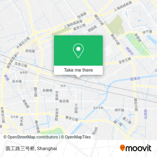 圆工路三号桥 map