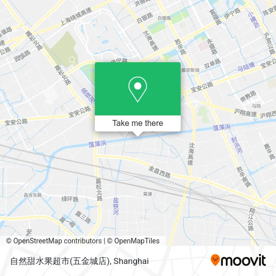 自然甜水果超市(五金城店) map