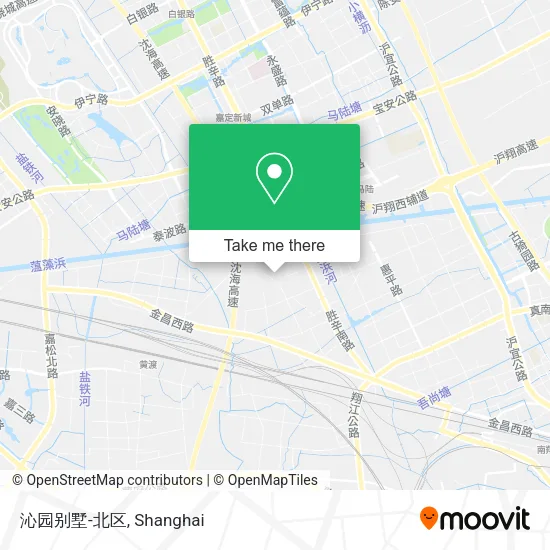 沁园别墅-北区 map