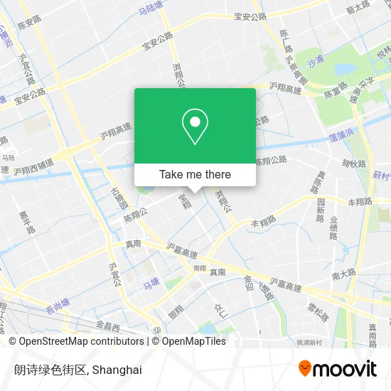 朗诗绿色街区 map