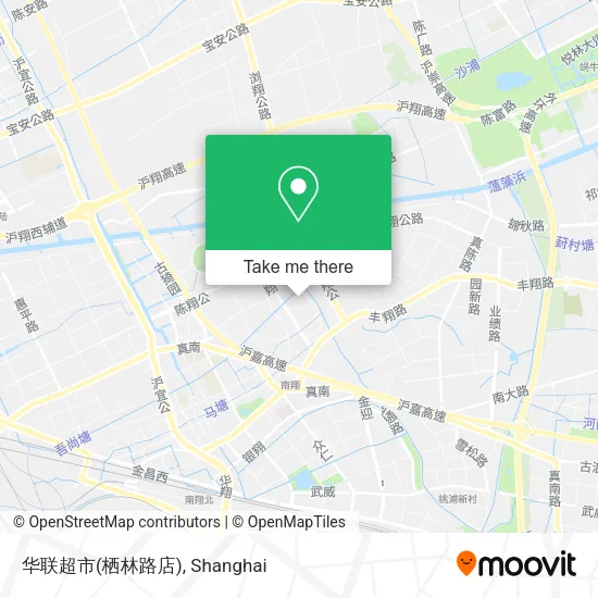 华联超市(栖林路店) map