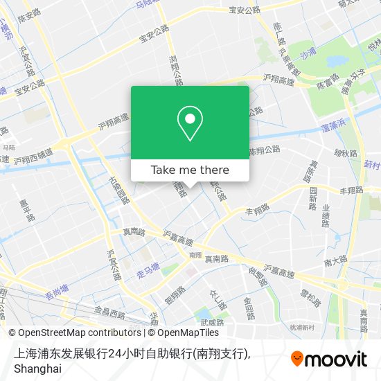 上海浦东发展银行24小时自助银行(南翔支行) map