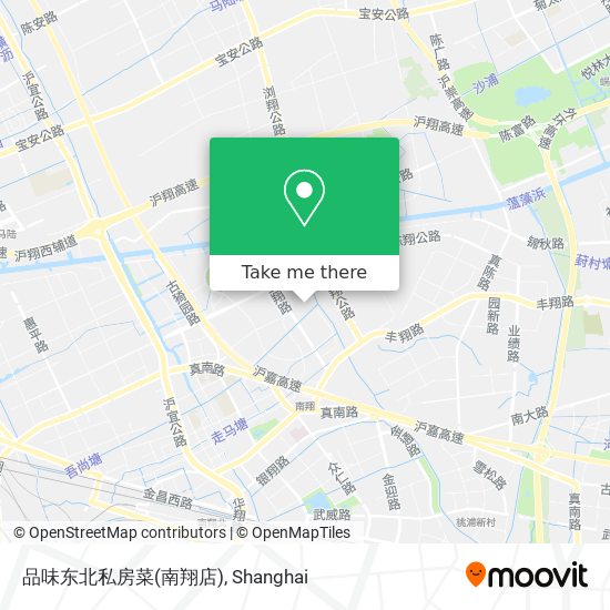 品味东北私房菜(南翔店) map