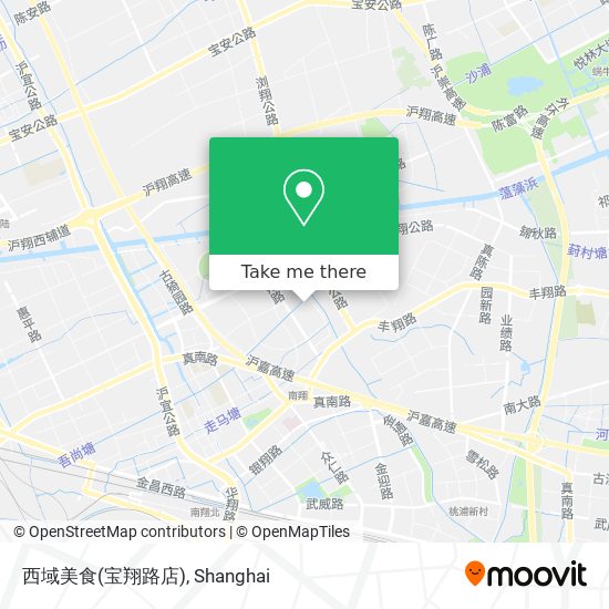 西域美食(宝翔路店) map