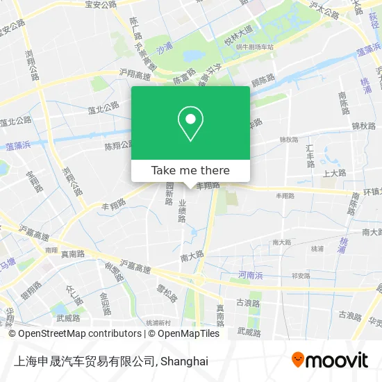 上海申晟汽车贸易有限公司 map