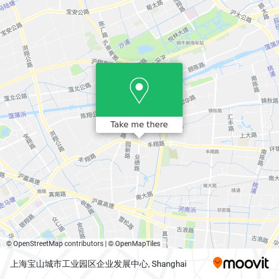 上海宝山城市工业园区企业发展中心 map