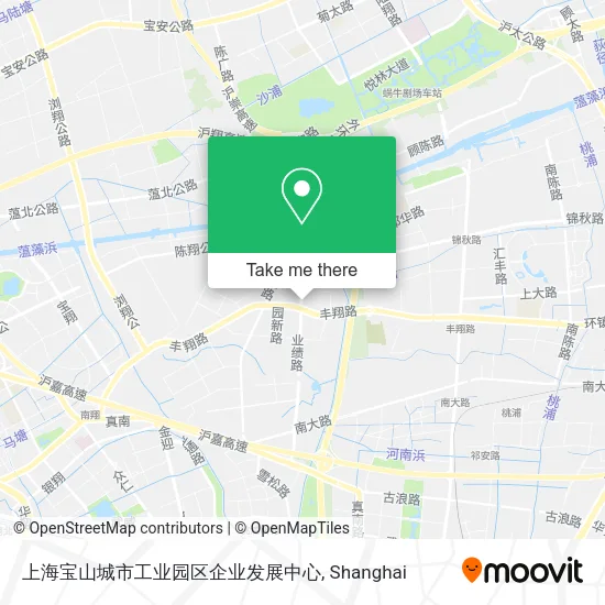 上海宝山城市工业园区企业发展中心 map