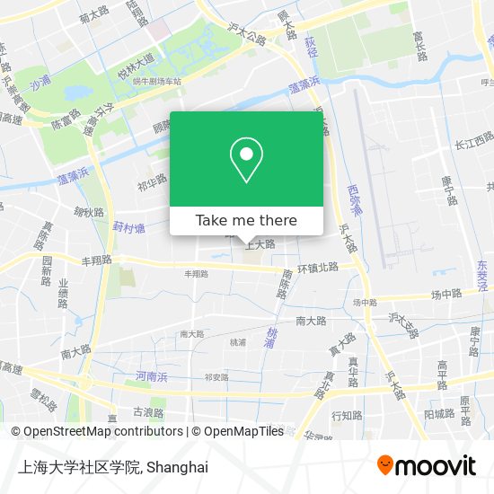 上海大学社区学院 map