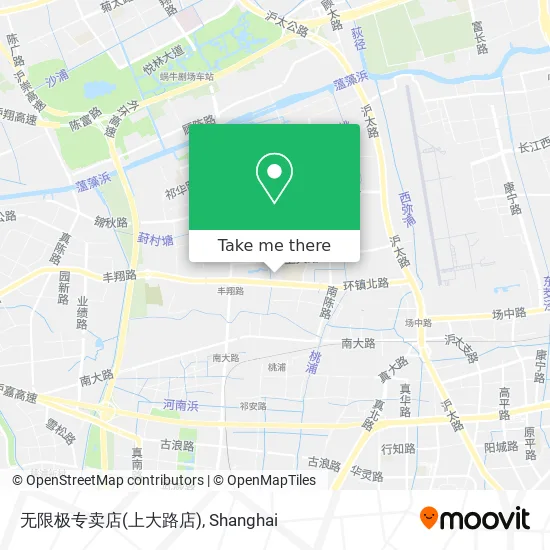 无限极专卖店(上大路店) map