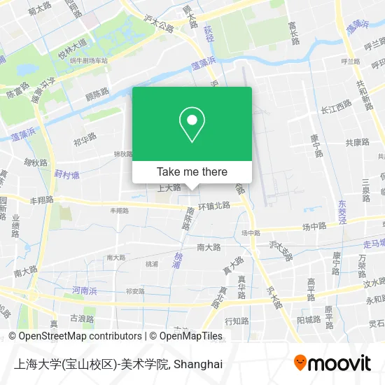 上海大学(宝山校区)-美术学院 map