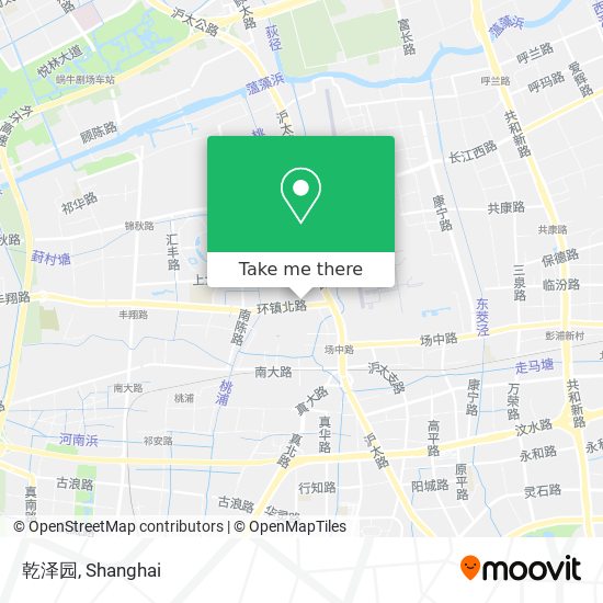 乾泽园 map
