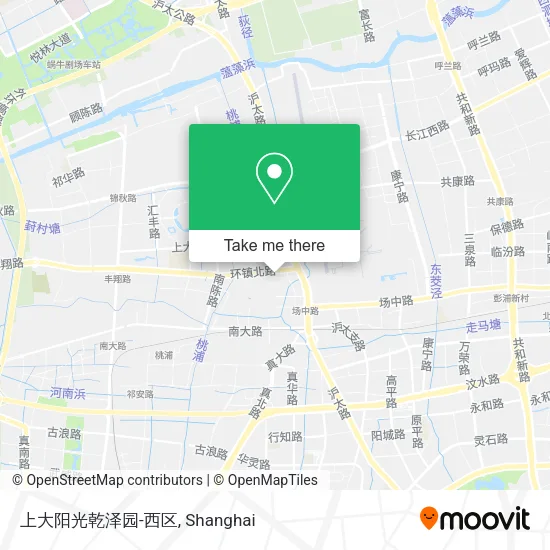 上大阳光乾泽园-西区 map
