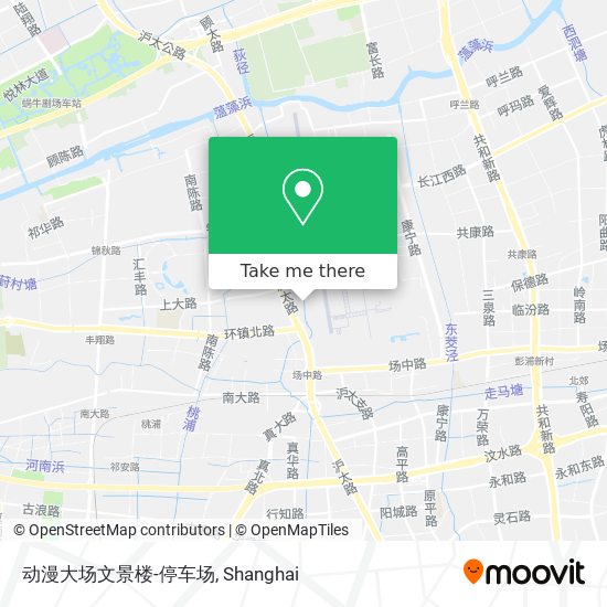动漫大场文景楼-停车场 map