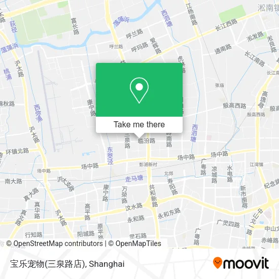 宝乐宠物(三泉路店) map