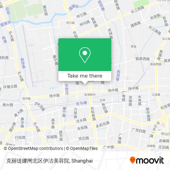 克丽缇娜闸北区伊洁美容院 map