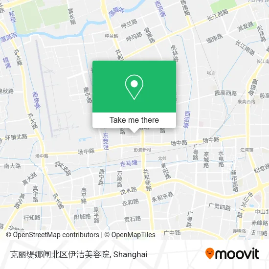 克丽缇娜闸北区伊洁美容院 map