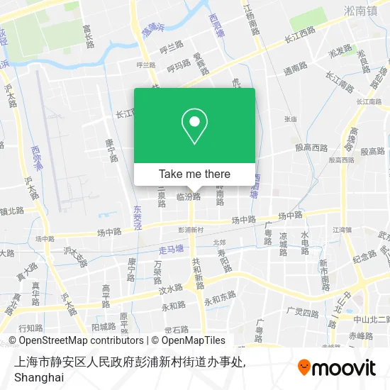 上海市静安区人民政府彭浦新村街道办事处 map