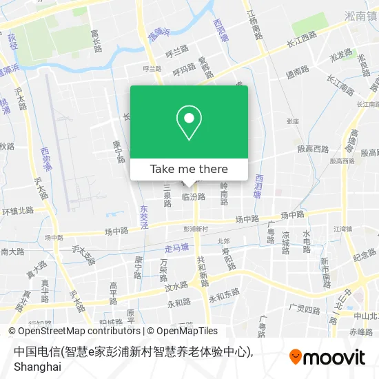 中国电信(智慧e家彭浦新村智慧养老体验中心) map
