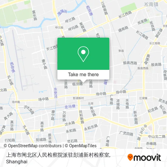 上海市闸北区人民检察院派驻彭浦新村检察室 map