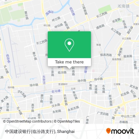 中国建设银行(临汾路支行) map