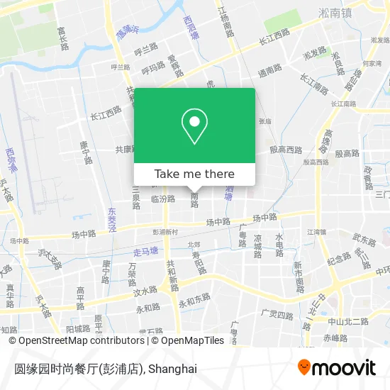 圆缘园时尚餐厅(彭浦店) map