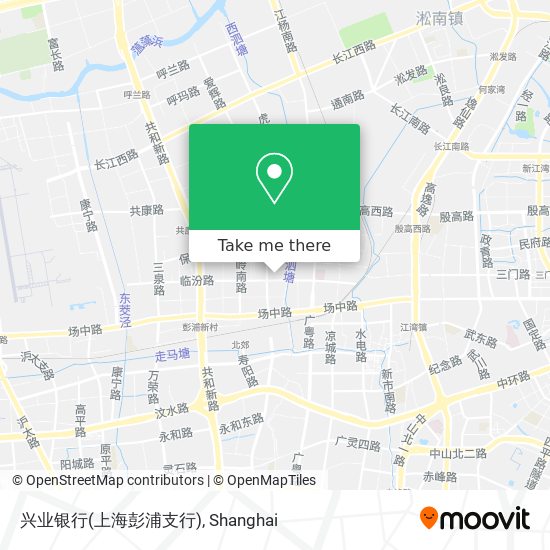 兴业银行(上海彭浦支行) map