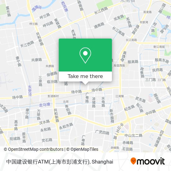 中国建设银行ATM(上海市彭浦支行) map