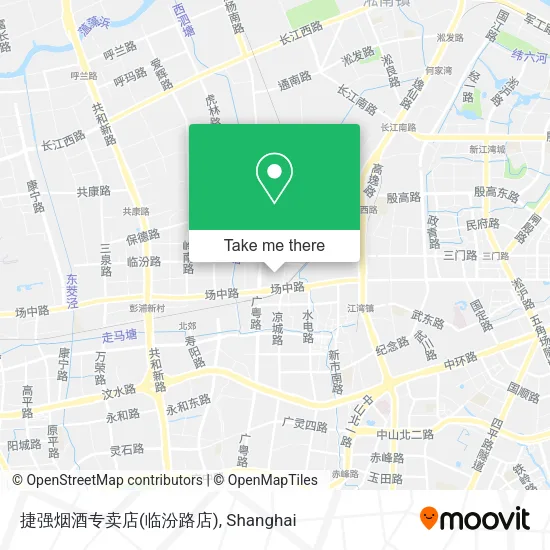 捷强烟酒专卖店(临汾路店) map