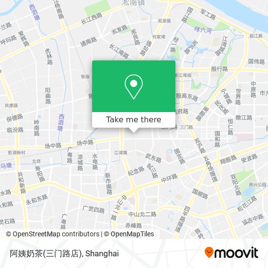 阿姨奶茶(三门路店) map