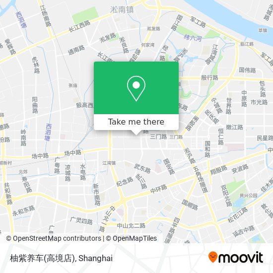 柚紫养车(高境店) map