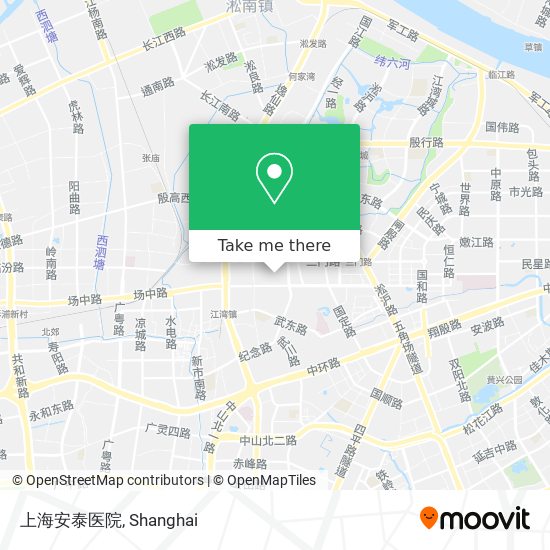 上海安泰医院 map