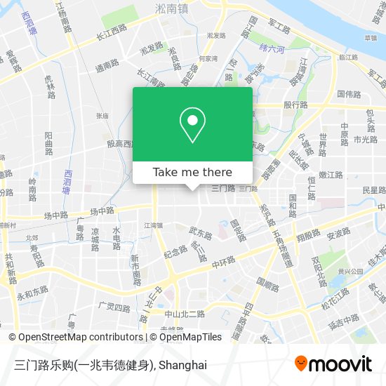 三门路乐购(一兆韦德健身) map