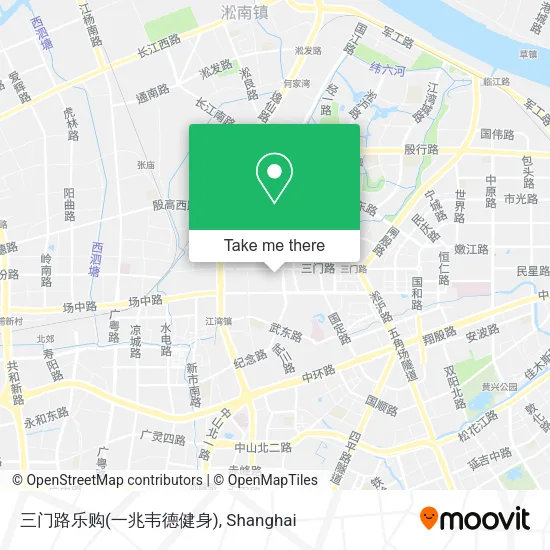 三门路乐购(一兆韦德健身) map