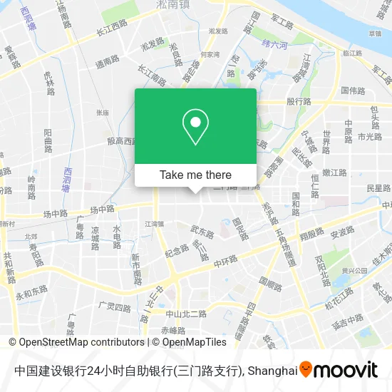 中国建设银行24小时自助银行(三门路支行) map