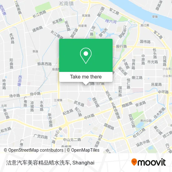 洁意汽车美容精品蜡水洗车 map