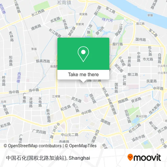 中国石化(国权北路加油站) map