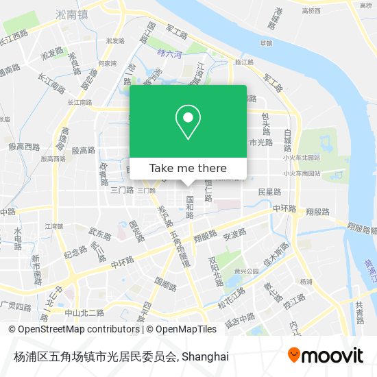 杨浦区五角场镇市光居民委员会 map