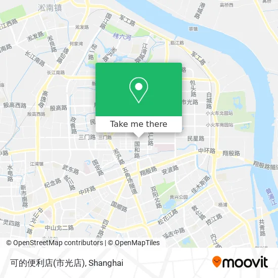 可的便利店(市光店) map
