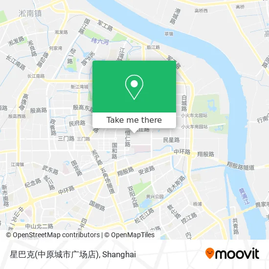 星巴克(中原城市广场店) map