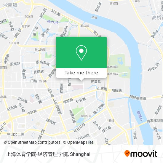 上海体育学院-经济管理学院 map